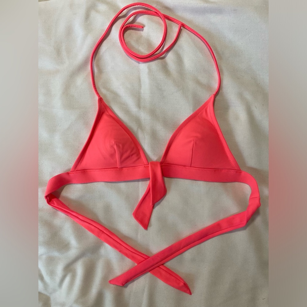 Victoria’s Secret Neon Padded Triangle Bikini Top
